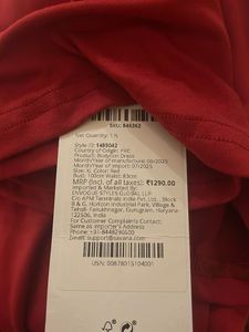 XL Maxi Red Bodycon Dress