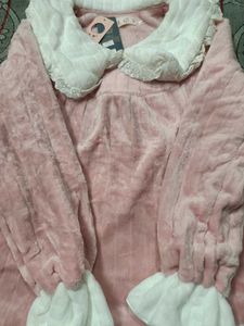 Cozy Pink Fluffy Pajama Set