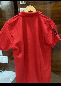 US POLO Red Tshirt Men