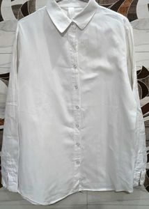 Classic White Button-Up Shirt