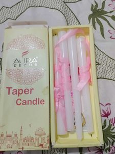 Aura Decor Taper Candles Set