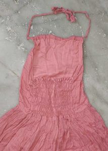Flowy Pink Maxi Dress