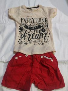 top with short set like new wear only 2-3 times