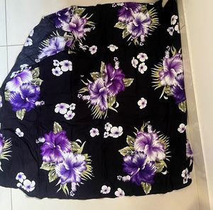 💜 Midnight Bloom Wrap Maxi Skirt