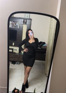 Black Bodycon Mini Dress