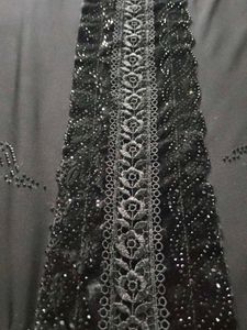 Elegant Black Embellished Dress
