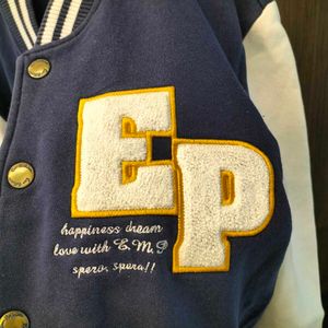 Vintage Varsity Jacket with "EP" Embroidery