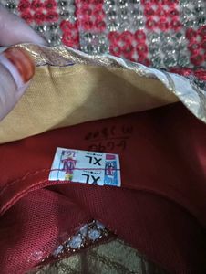 Stunning Red 👗🥳&amp; Gold Lehenga Choli