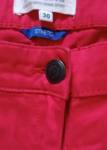 Denim Red Jeans