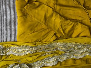 Elegant Mustard Kurta Set with Dupatta