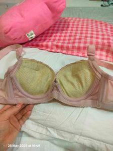 Elegant Lace Detail Bra🌸(Dusty Rose)