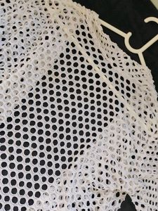 White Net Beautiful Shrug