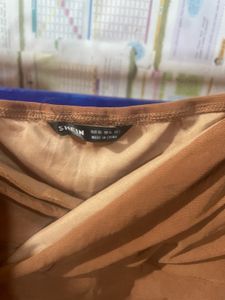 🚨‼️price drop Chic Shein Brown Dress