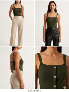 Green Button Down top