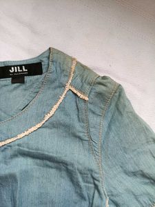 Denim Style A-Line Dress