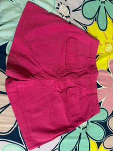 Chic Pink High-Waisted Shorts