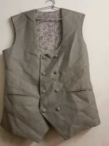 Men's Grey Formal Vest