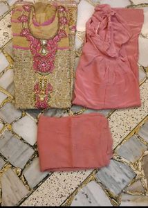 20. PURE CREPE Embroidered Suit