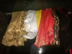 10 Dupattas Kurtis Pants And Fabrics