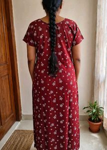 Comfy Floral Print Nightgown