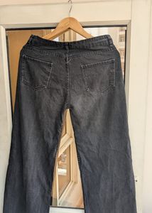 Charcoal Color Women Jeans Denim
