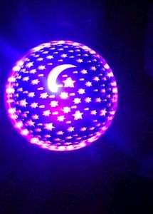Moon &amp; Stars Night Rotating Lamp