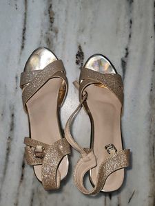 Sparkly Gold Sandals