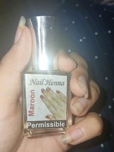 Nail Henna Maroon
