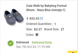 CuteWalk Loafers - Size 27