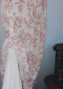 Floral print gown full length