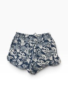 American Eagle Blue &amp; White Tropical Floral Shorts