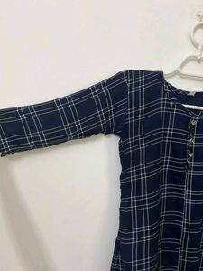 Chic Plaid Kurta