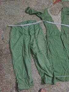 Green Kurti with Pants