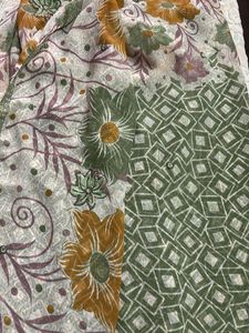 Floral Print Saree