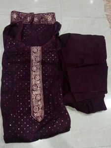 Elegant Sequined Kurta Set