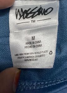 New Mossimo Blue Bikini Bottom with Side Tie (M)