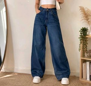 High Waisted Wide Leg Jeans