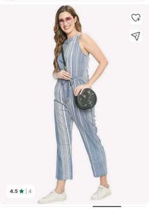 Striped Women's Jumpsuit