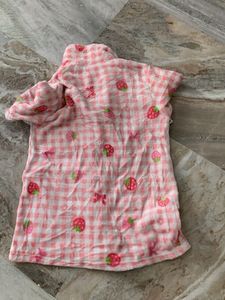Cute Strawberry Pajama Set