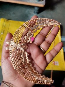 Elegant Rose Gold Butterfly Necklace &amp; Earring Set