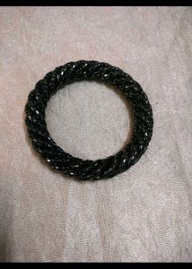 Sparkling Black Beaded Bracelet