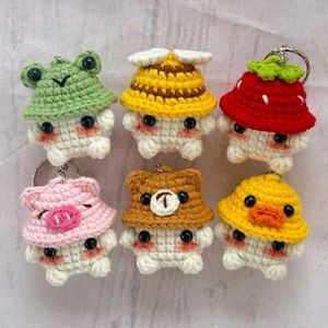 Adorable mushroom Crochet Keychains