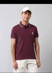 US Polo Assn. Burgundy shirt