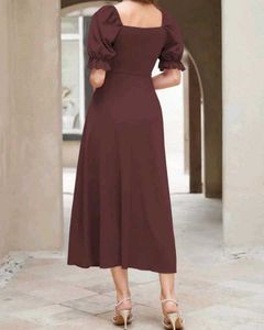 Elegant Ruched Midi Dress