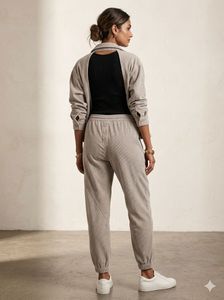 Corduroy Button-Up Pants