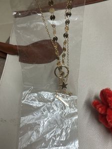 Delicate Gold Chain Necklace with Star Charm