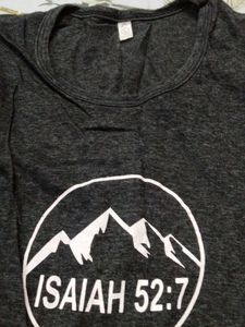 black Gray Graphic T-Shirt