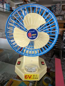 Rechargeble 6V Fan with Emergency Light