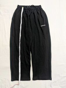 IetsFrans Black Baggy Fit Sweatpants ( unisex )