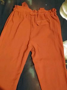 Chic Rust-Colored Trousers